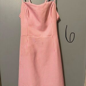 Pink Gingham Dress
